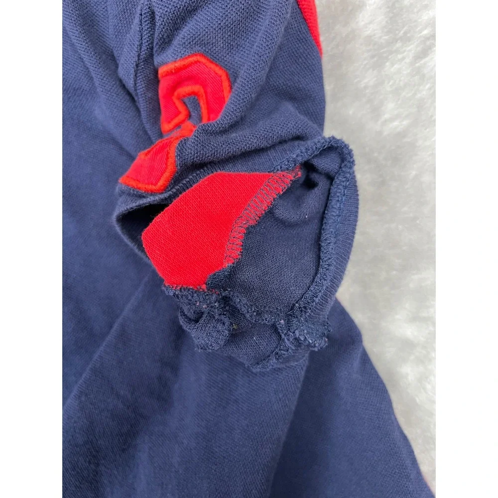 Kids Ralph‎ Lauren Polo Shirt XL Blue Red White Colorblock Big Pony Logo